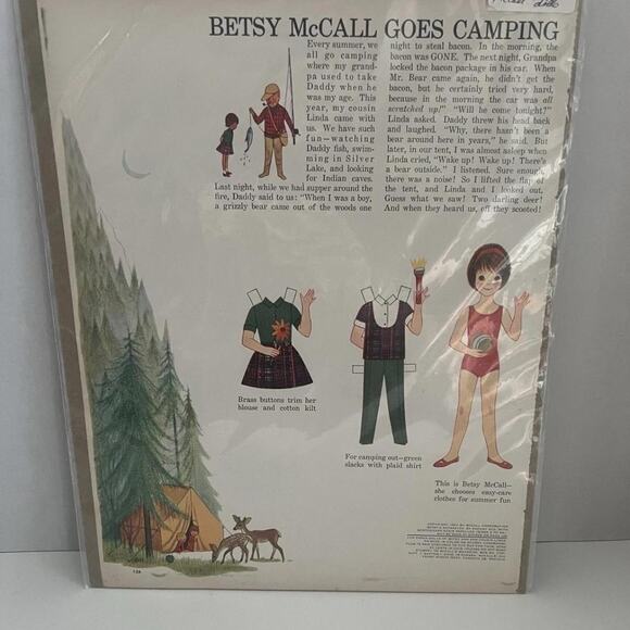 1960s vintage betsy mccall paper dolls - Picture 2 of 7